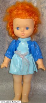 Кукла с рыжими волосами