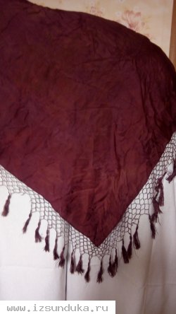 шелковый китайский платок 19 века
