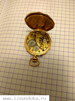 Старинные золотые часы
