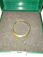 Драгоценное позолоченное кольцо 1972года.