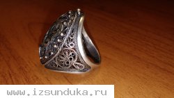  Старинный серебряный перстень