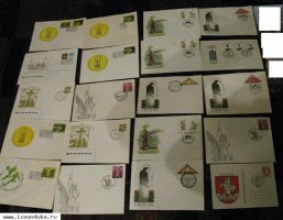 Конверты, марки, спичечные этикетки СССР, Л&#