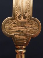 Старинный требный (водосвятный) крест. Серебро «84» пр. 19 век.