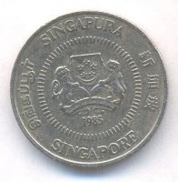 50 центов Сингапур