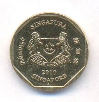 1 доллар. Сингапур.