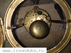 Старинные часы 20 века с ониксом