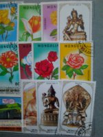 Почтовые коллекционные марки Монголии (50-90 г.г.)