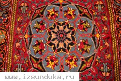 Шерстяной ковер ручной работы